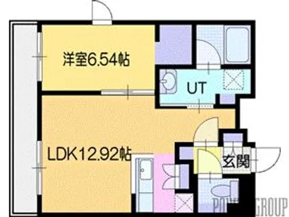 ピオネロ恵庭Ⅳ【4階】の間取り