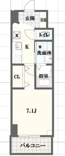 MISTRAL姫路駅前Ⅶ 高尾町【7階】の間取り