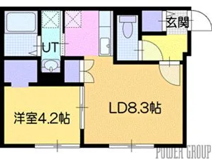 Noble Vista Eni(ノーブル ビスタ エニ)【1階】の間取り