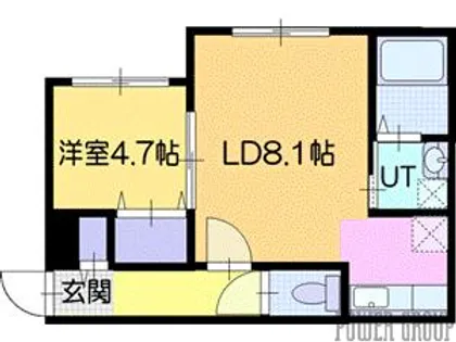 Noble Vista Eni(ノーブル ビスタ エニ)【2階】の間取り