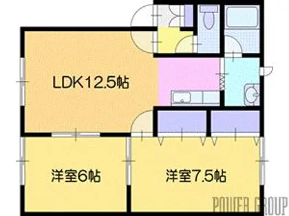 ルミエール幸町【2階】の間取り