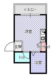 ペントハウス21【401号室】の間取り