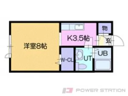 ポプリ末広2007【2階】の間取り