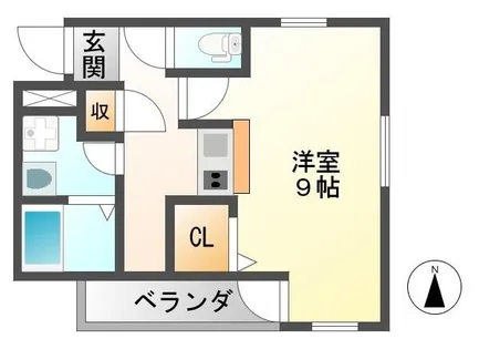 メイユール武庫之荘【102号室】の間取り