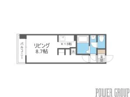 グレイスコート北18条【1階】の間取り