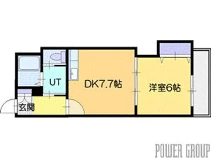 ロイヤルコート恵庭駅前【1階】の間取り