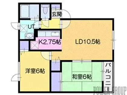 ハイセレール桜町【1階】の間取り