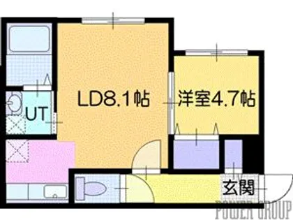 Noble Vista Eni(ノーブル ビスタ エニ)【3階】の間取り