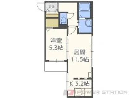 セントフィールドNorth4【4階】の間取り