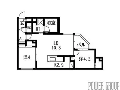 Terrace Sakura【3階】の間取り