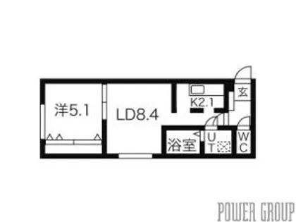 アクシズ171【2階】の間取り