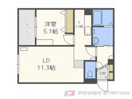 Partire N21(パルティーレN21)【1階】の間取り