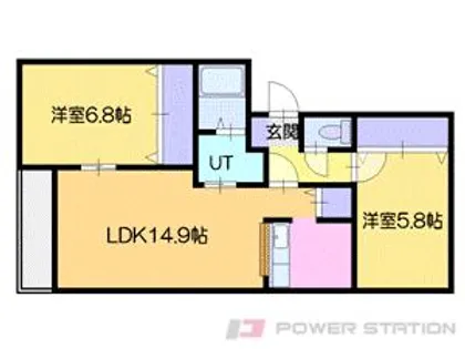 プリエール【3階】の間取り