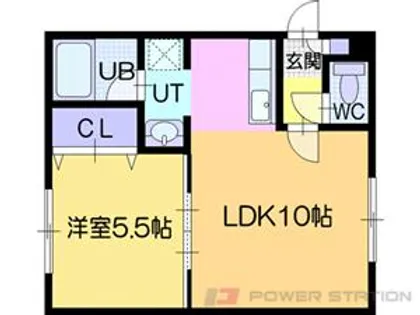 クレイン283【1階】の間取り