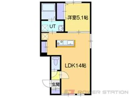 ネコフィーノ【1階】の間取り