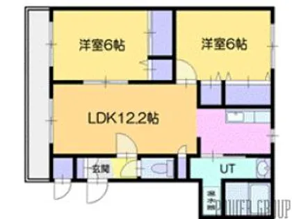 グランドシャルム【3階】の間取り