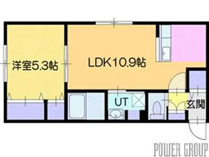 ヴィアルCity恵庭【2階】の間取り