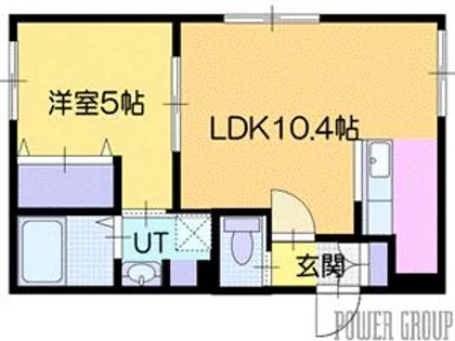 ヴィアルCity恵庭【3階】の間取り