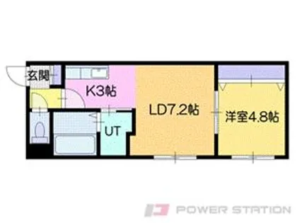 フォレスタ広葉町S【2階】の間取り
