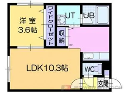 ダイナスティア【2階】の間取り