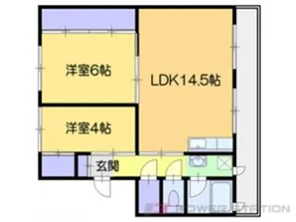 ビレッジハウス潮見ヶ丘1号棟【5階】の間取り