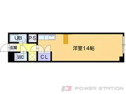 パワービル大麻駅前【4階】の間取り