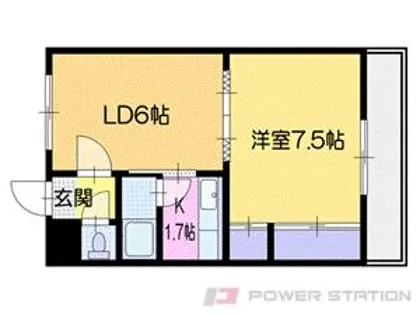 カサ・デ・ミオ【4階】の間取り