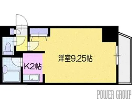 ハイコート文京台ウエスト【4階】の間取り