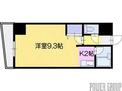 ハイコート文京台ウエスト【9階】の間取り