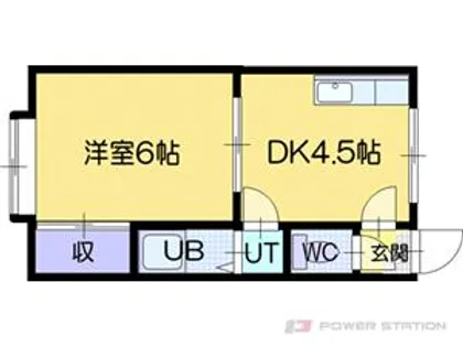 カレッジハウス若葉No.3【1階】の間取り