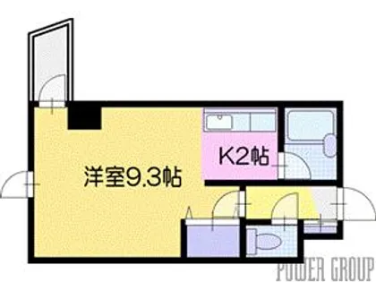 ハイコート文京台ウエスト【9階】の間取り