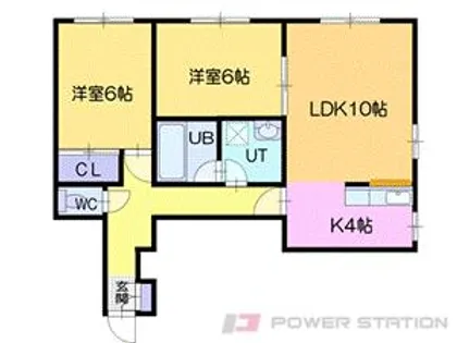 アメニティ相生II B棟【3階】の間取り