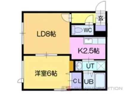 サンルミエール【2階】の間取り
