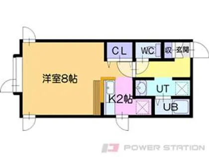 ブセナテラス【2階】の間取り