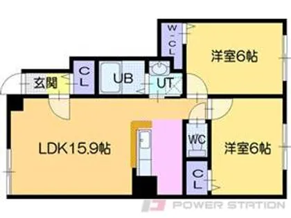 アルカディア【1階】の間取り