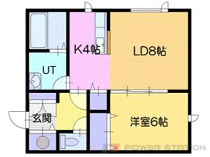 ecoa富丘1【2階】の間取り