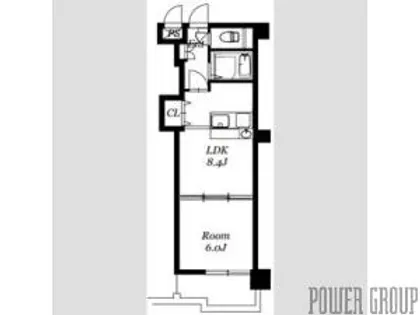 エクシード花園【3階】の間取り