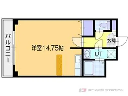 プレサント小樽花園【5階】の間取り