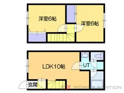アメニティ清水【1階】の間取り