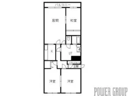 ロジェ若竹【3階】の間取り