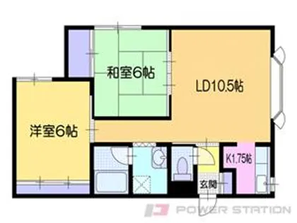 マリーンヒルズ桜【2階】の間取り