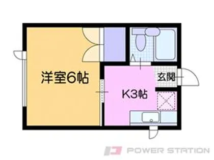 ヌーベルバーグ桂岡【1階】の間取り