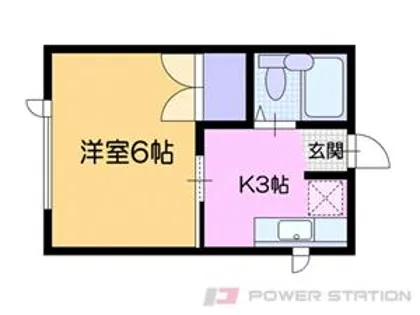 ヌーベルバーグ桂岡【1階】の間取り