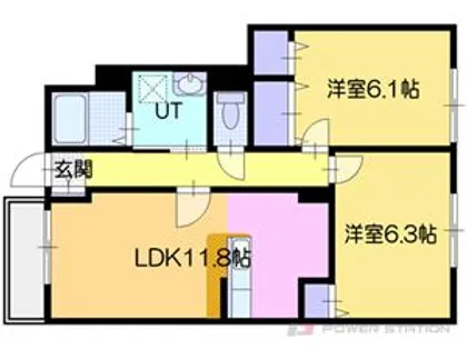 アニメートヴィラⅡ【1階】の間取り