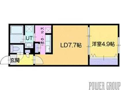 仮)東雲2丁目2-4 B棟【1階】の間取り