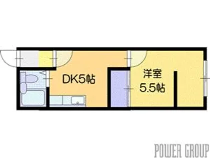 コーポレンガ【2階】の間取り