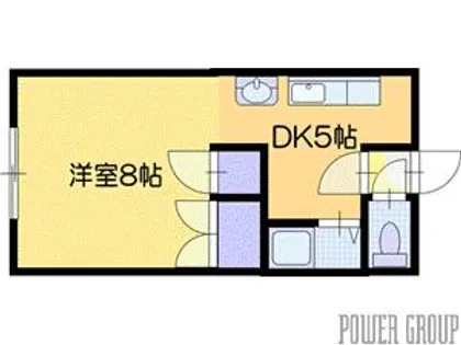 ハイツぱいん【2階】の間取り