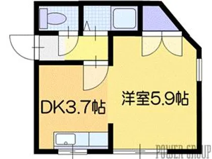 白い風船【1階】の間取り