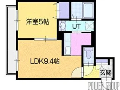 タスクMレジデンス錦【2階】の間取り