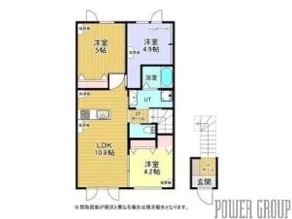 ノーザンパーク千歳【2階】の間取り